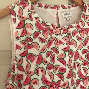 J Crew tiered watermelon dress